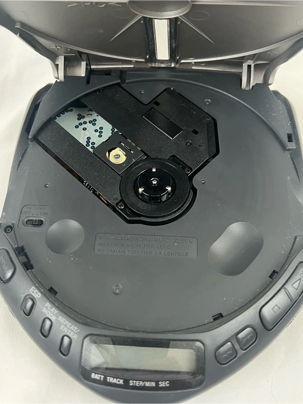 Sony Discman ESP D-E307CK Compact CD Player W Wall Pwr Supply Tested 1997 Works